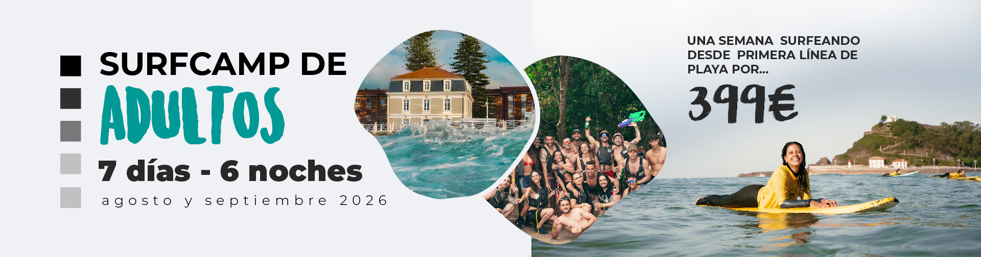 Oferta Surfcamp 7 días y 6 noches